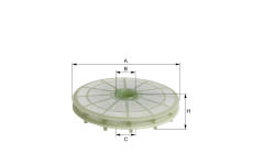 Olejový filtr HENGST FILTER E95S2.6