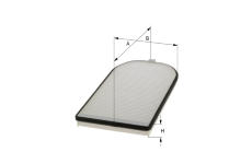 Filtr, vzduch v interiéru HENGST FILTER E983LI