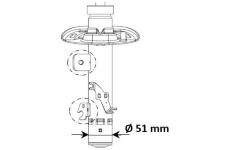 Tlumič pérování KYB 3348012