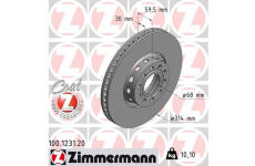 Brzdový kotúč ZIMMERMANN 100.1231.20