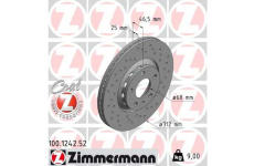 Brzdový kotouč ZIMMERMANN 100.1242.52