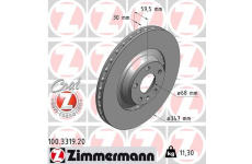 Brzdový kotúč ZIMMERMANN 100.3319.20