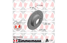 Brzdový kotouč ZIMMERMANN 100.3323.52