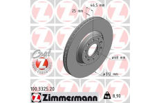 Brzdový kotouč ZIMMERMANN 100.3325.20