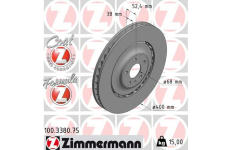 Brzdový kotouč ZIMMERMANN 100.3380.75