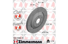 Brzdový kotouč ZIMMERMANN 100.3388.70