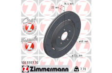 Brzdový kotouč ZIMMERMANN 100.3397.70