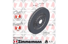 Brzdový kotouč ZIMMERMANN 100.3399.75