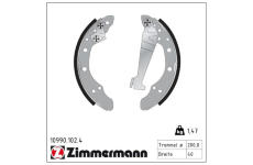Sada brzdových čelistí ZIMMERMANN 10990.102.4