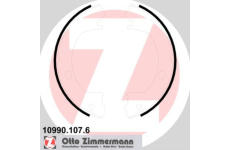 Sada brzdových čelistí, parkovací brzda ZIMMERMANN 10990.107.6