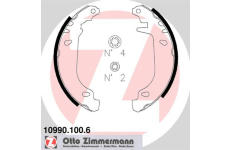 Sada brzdových čeľustí ZIMMERMANN 10990.100.6