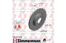 Brzdový kotouč ZIMMERMANN 110.2213.20