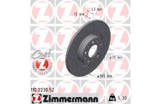 Brzdový kotouč ZIMMERMANN 110.2230.52