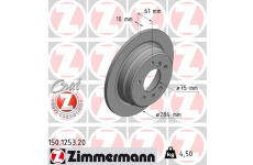 Brzdový kotouč ZIMMERMANN 150.1253.20