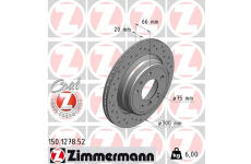 Brzdový kotouč ZIMMERMANN 150.1278.52