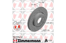 Brzdový kotouč ZIMMERMANN 150.1294.52