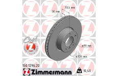 Brzdový kotouč ZIMMERMANN 150.1296.20