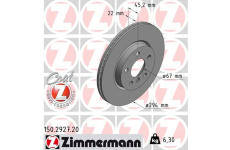 Brzdový kotouč ZIMMERMANN 150.2927.20