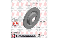 Brzdový kotúč ZIMMERMANN 150.2932.20