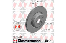 Brzdový kotúč ZIMMERMANN 150.2946.20