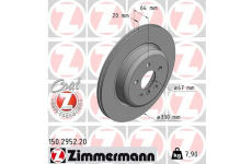 Brzdový kotouč ZIMMERMANN 150.2952.20