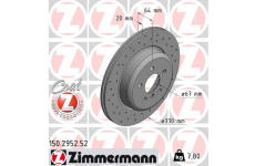 Brzdový kotouč ZIMMERMANN 150.2952.52