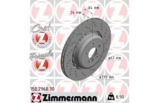 Brzdový kotouč ZIMMERMANN 150.2960.70
