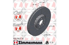 Brzdový kotouč ZIMMERMANN 150.2967.70