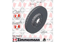 Brzdový kotouč ZIMMERMANN 150.2968.70
