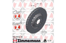 Brzdový kotouč ZIMMERMANN 150.2972.70