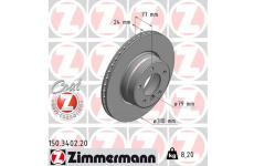 Brzdový kotouč ZIMMERMANN 150.3402.20