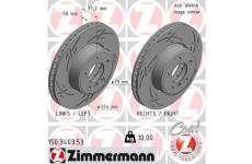 Brzdový kotúč ZIMMERMANN 150.3403.53