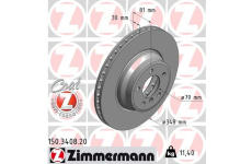 Brzdový kotouč ZIMMERMANN 150.3408.20