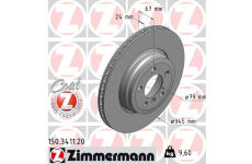 Brzdový kotouč ZIMMERMANN 150.3411.20