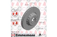 Brzdový kotouč ZIMMERMANN 150.3416.75