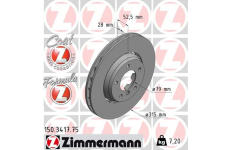 Brzdový kotouč ZIMMERMANN 150.3417.75