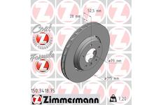 Brzdový kotouč ZIMMERMANN 150.3418.75