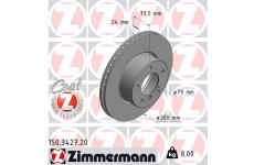 Brzdový kotouč ZIMMERMANN 150.3427.20