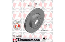 Brzdový kotouč ZIMMERMANN 150.3431.20