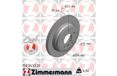 Brzdový kotouč ZIMMERMANN 150.3433.20