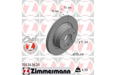 Brzdový kotouč ZIMMERMANN 150.3436.20