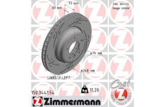 Brzdový kotouč ZIMMERMANN 150.3441.54