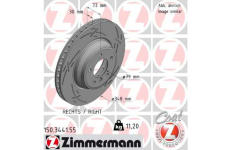 Brzdový kotouč ZIMMERMANN 150.3441.55