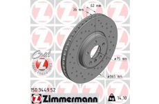 Brzdový kotouč ZIMMERMANN 150.3449.52