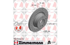 Brzdový kotouč ZIMMERMANN 150.3462.52