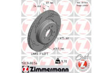 Brzdový kotouč ZIMMERMANN 150.3480.54