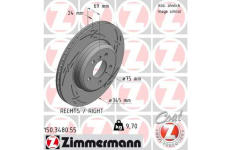 Brzdový kotúč ZIMMERMANN 150.3480.55