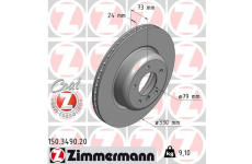 Brzdový kotouč ZIMMERMANN 150.3490.20