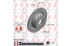 Brzdový kotouč ZIMMERMANN 150.3499.20