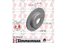 Brzdový kotouč ZIMMERMANN 155.3904.20